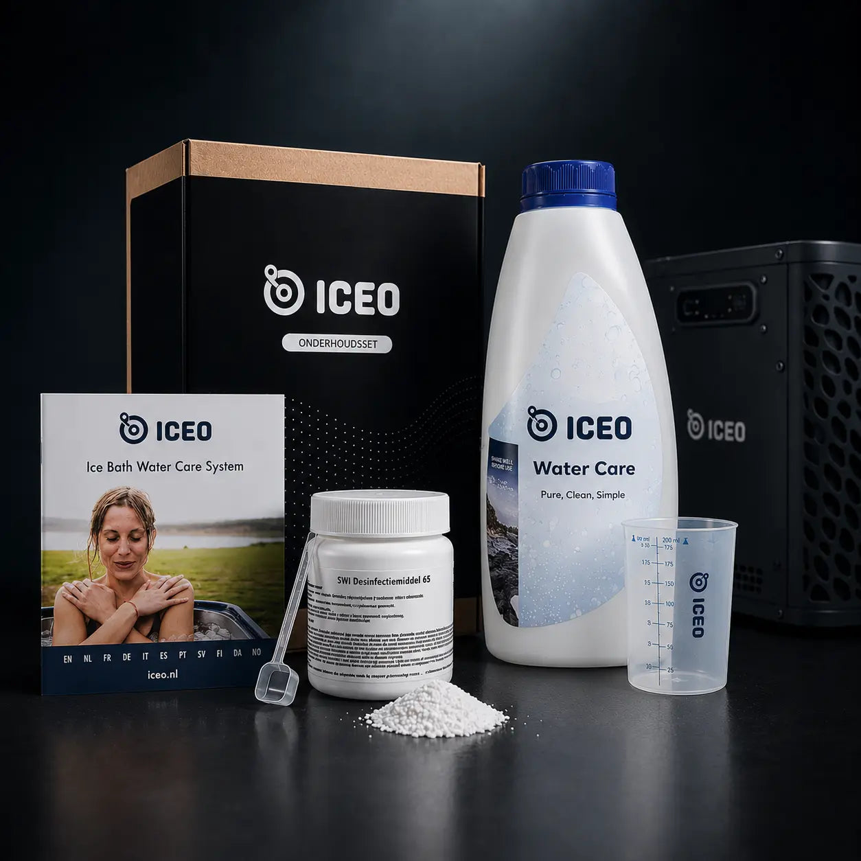 AquaFinesse Water Care Box — ijsbad reiniger & onderhoud